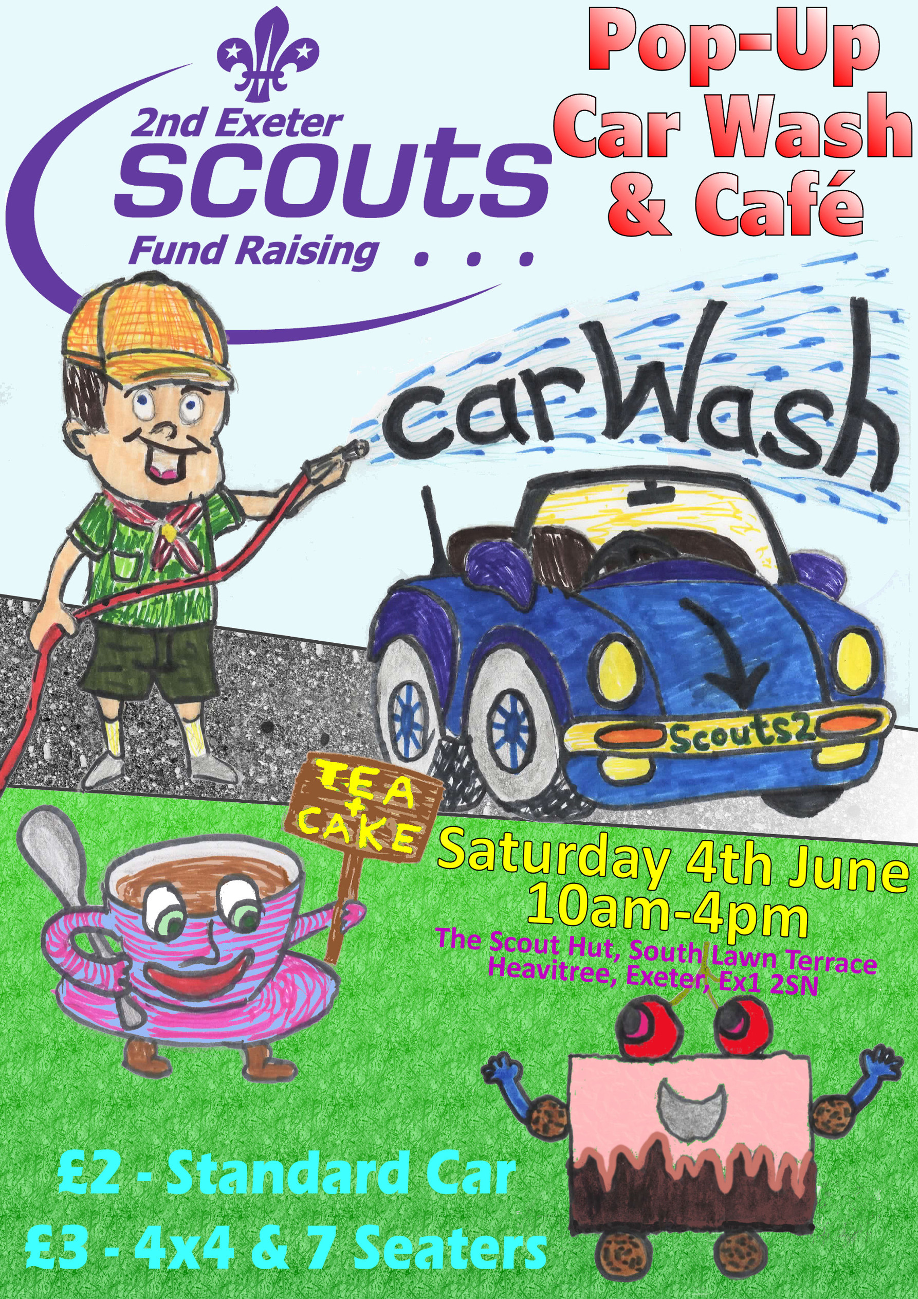 Pop Up Cafe and Car Wash The Exeter Daily